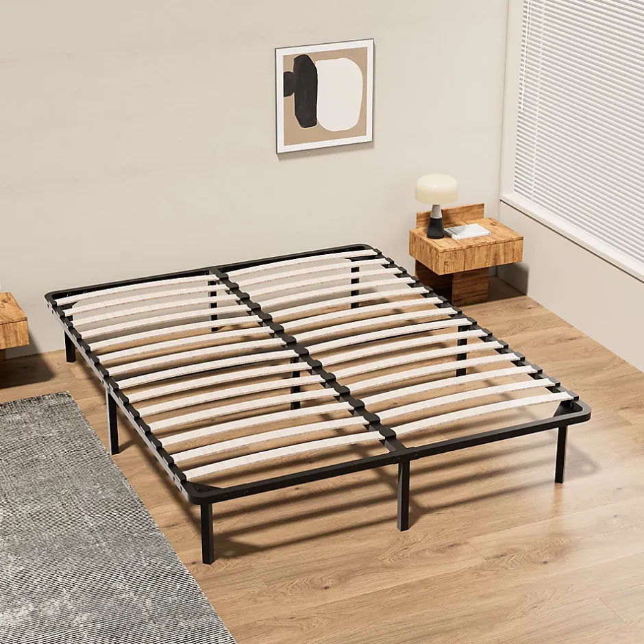 Teeno Dewinner Sommier à Lattes sur Pieds,Lit 2x14 Lattes,7 Pieds Inclus,160x200 CM Outlet