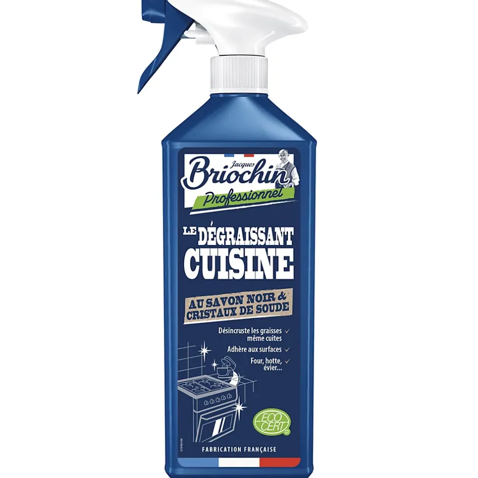 Briochin Dégraissant cuisine au savon noir et cristaux de soude Ecocert 750ml professionnel Clearance