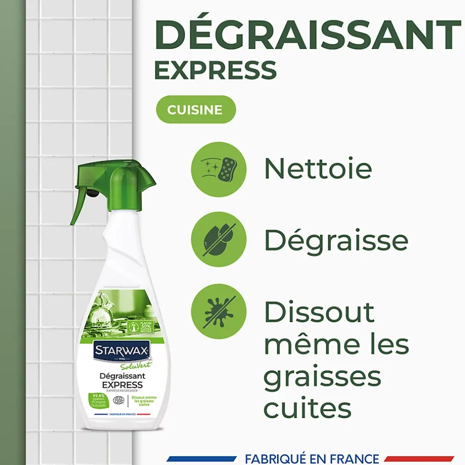 Starwax Dégraissant express Soluvert 0,5 L Best