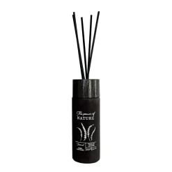 Mobili Rebecca Diffuseur de Parfum d'Intérieur avec 6 Bâtonnets d'Aromathérapie Feuilles Colorées Décoration d'Intérieur