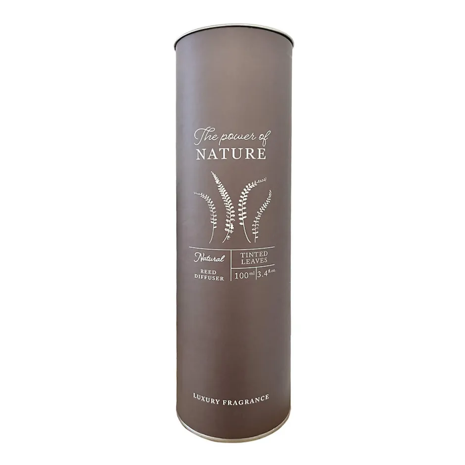 Mobili Rebecca Diffuseur de Parfum d'Intérieur avec 6 Bâtonnets d'Aromathérapie Feuilles Colorées Décoration d'Intérieur