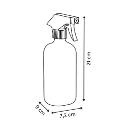 5Five Distributeur Spray de Savon Transparent H21 cm - Transparent-