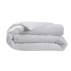 Dodo - Housse de couette - 260x240 cm - Coton - Antibactérien - Blanc - Fabriqué en France