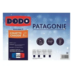 Dodo Couette chaude Patagonie Blanc - 220x240 cm New