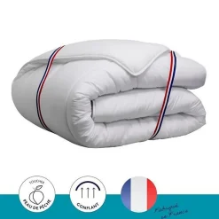 Dodo Couette légere Country - 220 x 240 cm - Blanc Discount