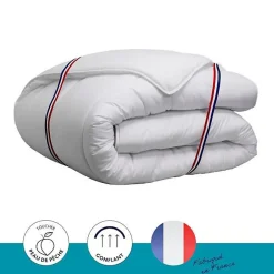 Dodo Couette légere Country - 240 x 260 cm - Blanc