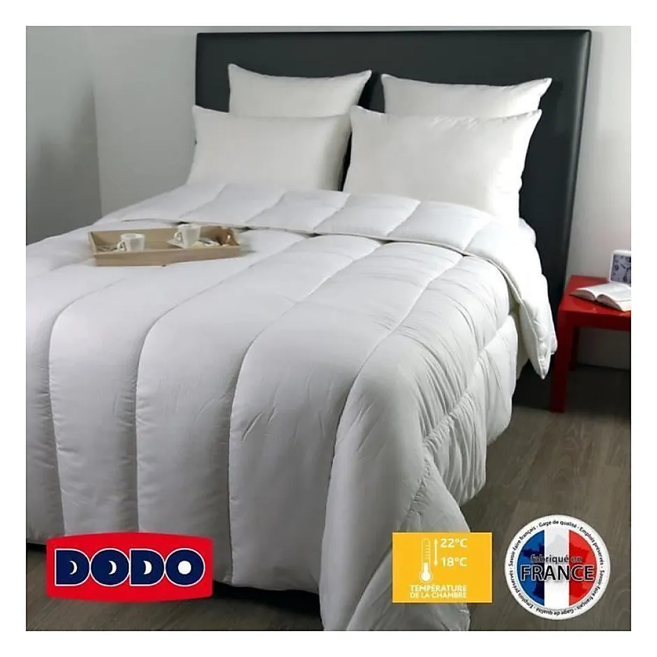Dodo Couette tempérée Country - 200 x 200 cm - Blanc