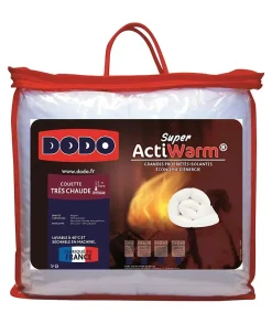 Dodo Couette tres chaude 450g/m² SUPER ACTIWARM 200x200 cm blanc Online