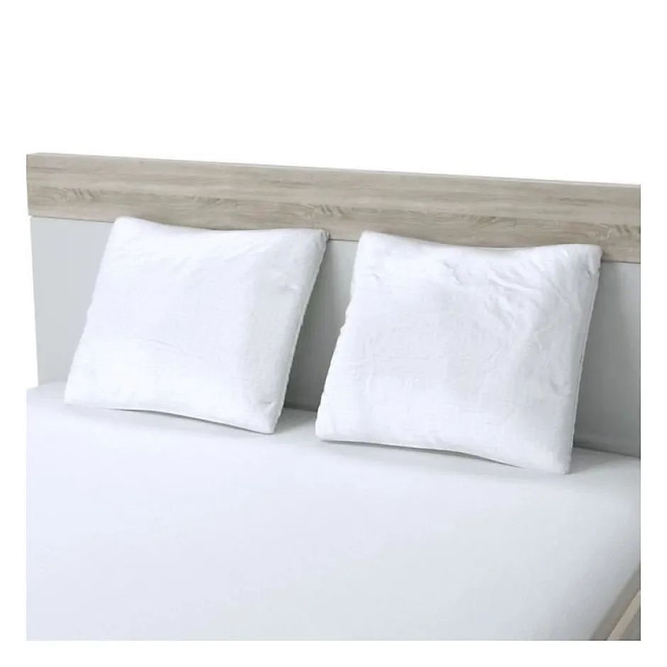 Dodo Lot de 2 oreillers Total Protect 65x65 cm blanc New