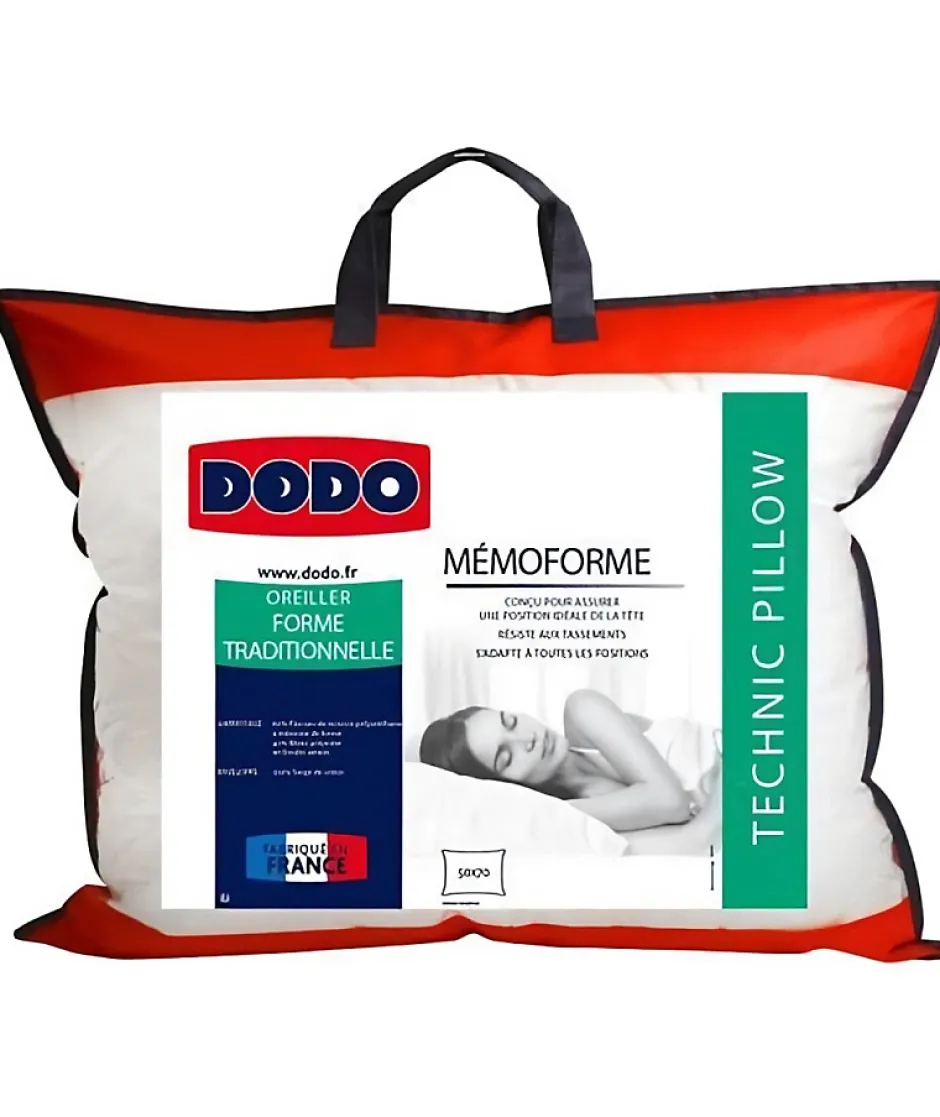 Dodo Oreiller a mémoire de forme MEMOFORME - 50 x 70 cm Outlet