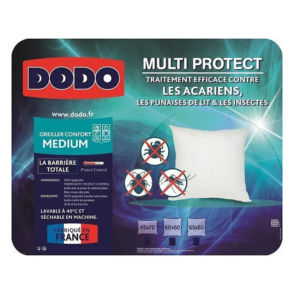 Dodo Oreiller MULTIPROTECT - 65 x 65 cm