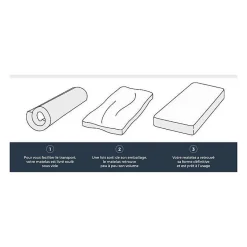 Dormipur Matelas 90x190 - Mousse - Mémoire de forme - 16 cm - Equilibré - V920 Online