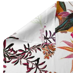 Happyfriday Drap Birds of paradise 100% Coton