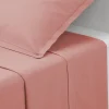 Atmosphera Créateur D'Intérieur Drap en coton - rose blush 240x290 cm - Atmosphera