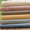 Tradilinge Drap housse 100% coton biologique - bonnet 30 cm (90x200cm - Bronze) Outlet