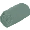 Tradilinge Drap housse 100% coton biologique - bonnet 30 cm (80x200 cm - Bronze)