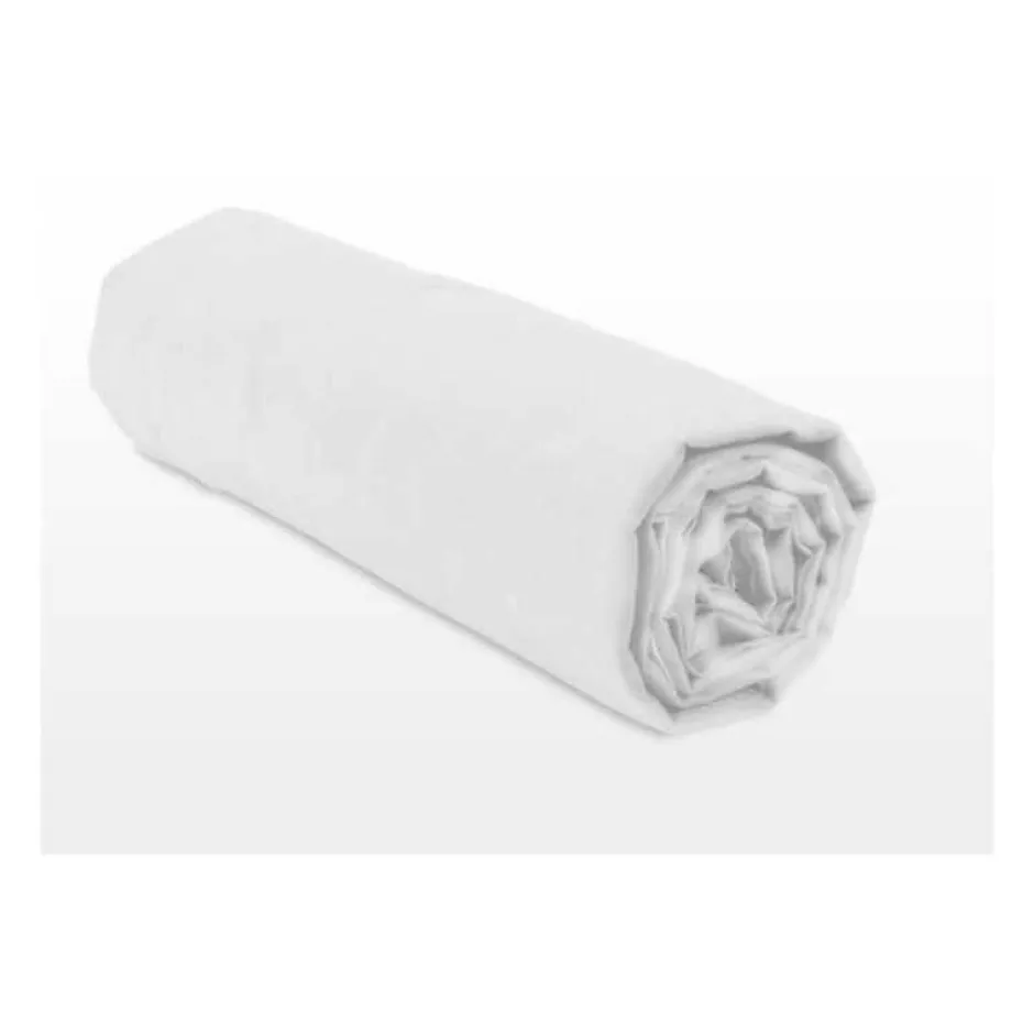 Home Linge Passion Drap Housse - - HP71760 - 90 x 190 cm + 30 cm bonnet - Microfibre - 82 g - BLANC