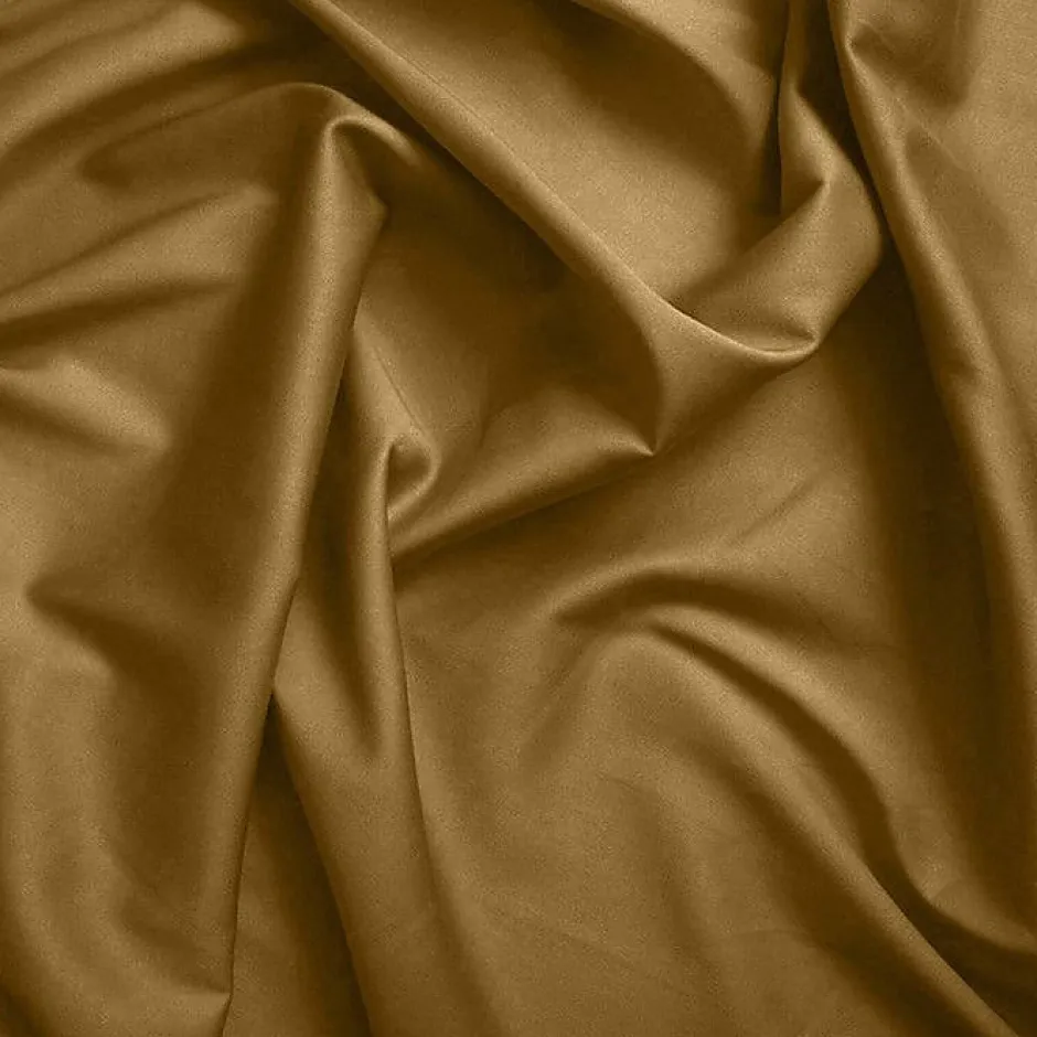 Coton Pur Drap housse 90 x 190 cm bonnet 30 cm "Prémium" pour lit 1 place - Prémium Caramel Outlet