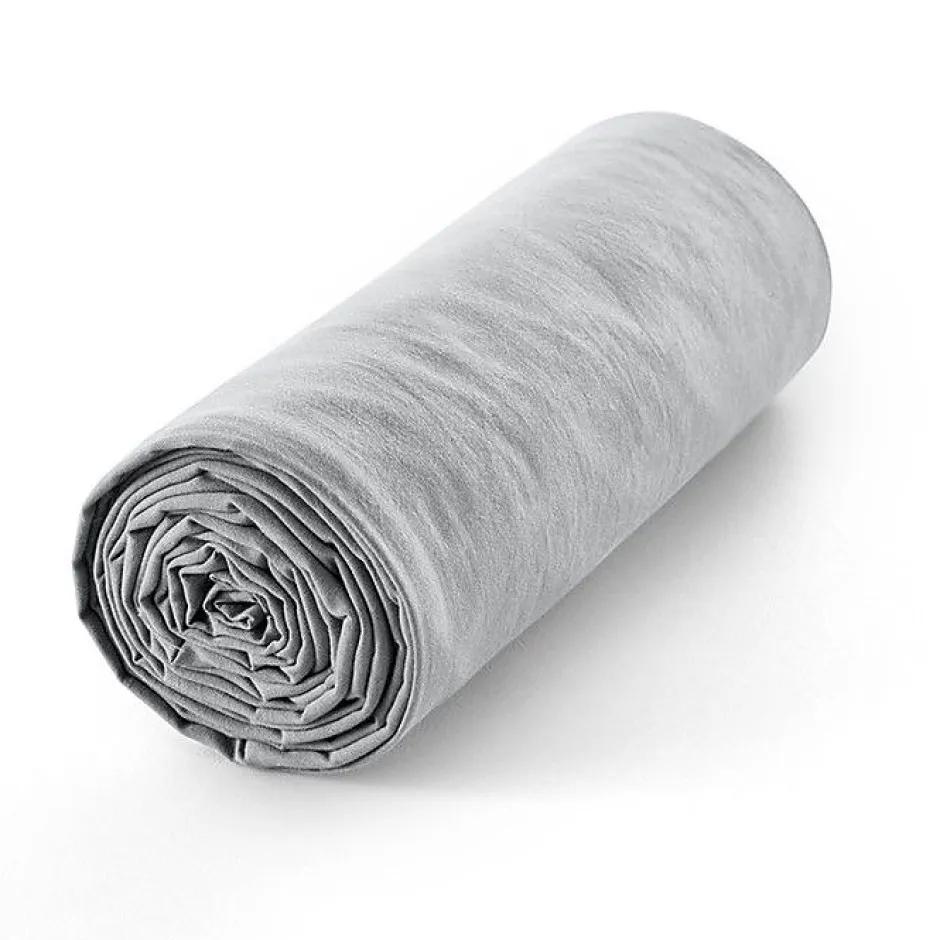 Coton Pur Drap housse 140 x 190 cm bonnet 30 cm "Prémium" pour lit 2 places - Prémium Nuage