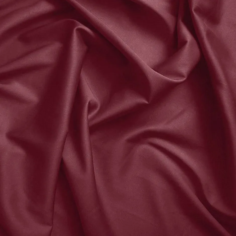 Coton Pur Drap housse 90 x 190 cm bonnet 30 cm "Prémium" pour lit 1 place - Prémium Grenat