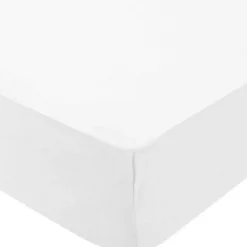 Domiva Drap housse bio bébé (40x80 cm - Blanc)