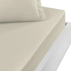 Sensei Maison Drap housse bonnet 40 cm en percale coton PLUSFicelle 140x200 cm SOFT PERCALE