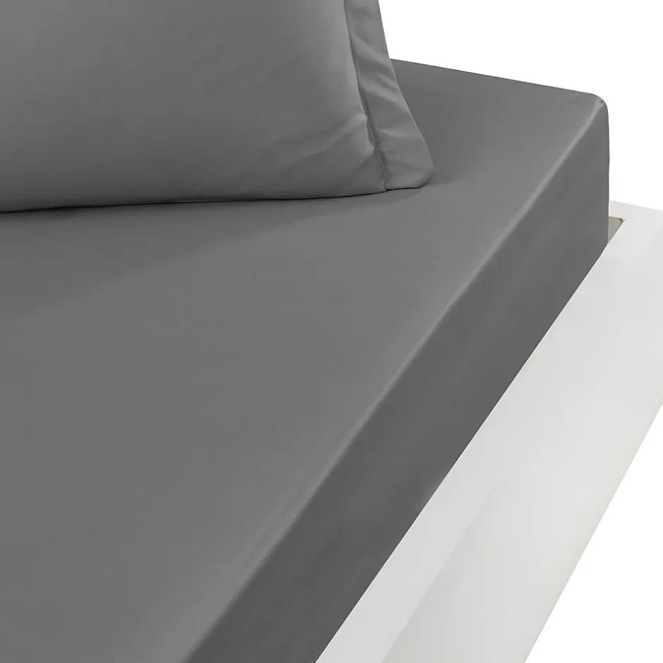 Sensei Maison Drap housse bonnet 40 cm en percale coton PLUSGalet 90x200 cm SOFT PERCALE