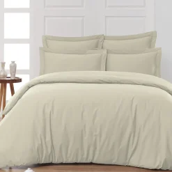 Sensei Maison Drap housse bonnet 40 cm en percale coton PLUSFicelle 140x190 cm SOFT PERCALE