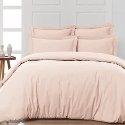 Sensei Maison Drap housse bonnet 40 cm en percale coton PLUSPoudre 200x200 cm SOFT PERCALE