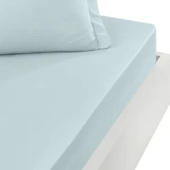 Sensei Maison Drap housse bonnet 40 cm en percale coton PLUSNuage 140x200 cm SOFT PERCALE