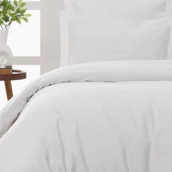 Sensei Maison Drap housse bonnet 40 cm en percale coton PLUSBlanc 160x200 cm SOFT PERCALE