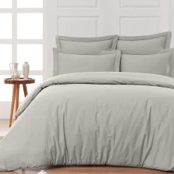 Sensei Maison Drap housse bonnet 40 cm en percale coton PLUSGris Perle 80x200 cm SOFT PERCALE