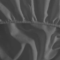 Sensei Maison Drap housse bonnet 40 cm en percale coton PLUSGalet 200x200 cm SOFT PERCALE