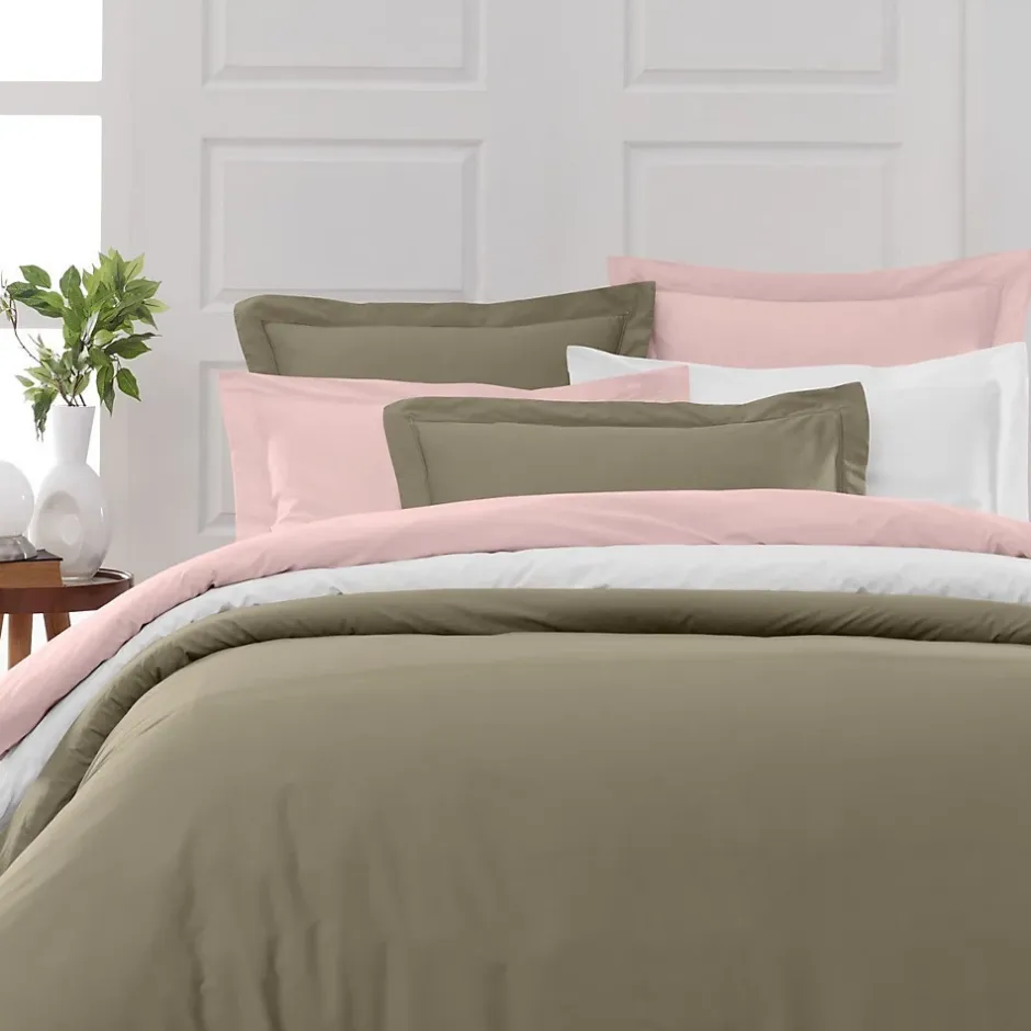 Sensei Maison Drap housse bonnet 40 cm en percale coton PLUSTaupe 180x200 cm SOFT PERCALE New