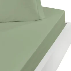 Sensei Maison Drap housse bonnet 40 cm en percale coton PLUSSauge 140x190 cm SOFT PERCALE