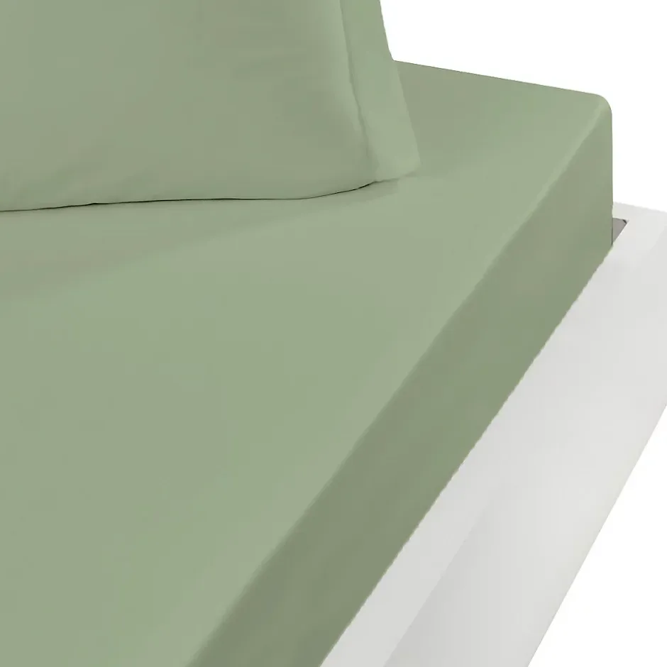 Sensei Maison Drap housse bonnet 40 cm en percale coton PLUSSauge 140x190 cm SOFT PERCALE