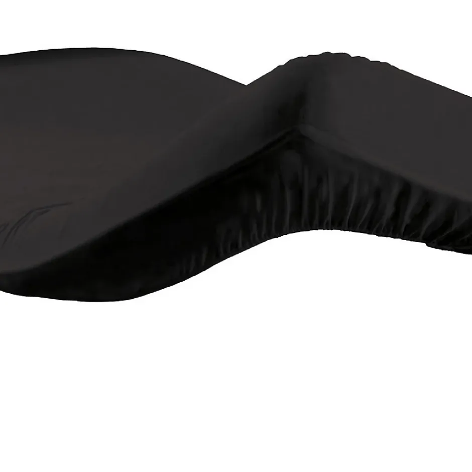 Eden Drap housse coton 57 fils noir 90 x 190 cm Clearance
