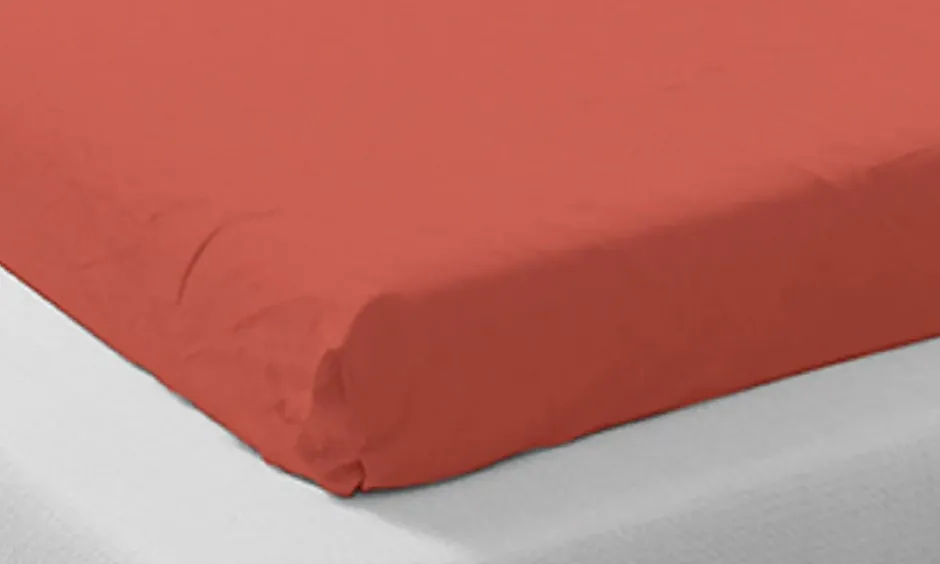 Mani Textile Drap Housse coton Biologique Safran - 160x200cm New