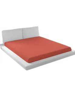 Mani Textile Drap Housse coton Biologique Safran - 160x200cm New