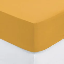 Eden Drap housse coton uni 160 x 200 cm Couleur moderne canard Sale