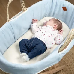 Sevira Kids Drap housse couffin ovale en gaze de coton Jeanne Online