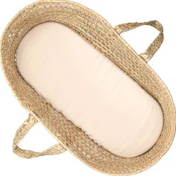 Sevira Kids Drap housse couffin ovale en gaze de coton Jeanne