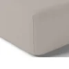 Toison d'Or Drap housse en 100% coton (160x200 cm - Taupe)