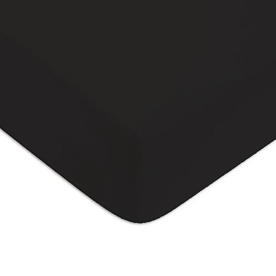 Future Home Drap housse en coton 57 fils uni bonnet 25cm 90x200cm