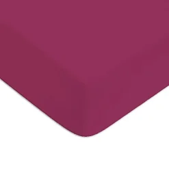 Future Home Drap housse en coton 57 fils uni bonnet 25cm 90x190cm