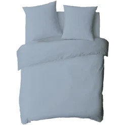 Future Home Drap housse en coton 57 fils uni bonnet 25cm 160x200cm
