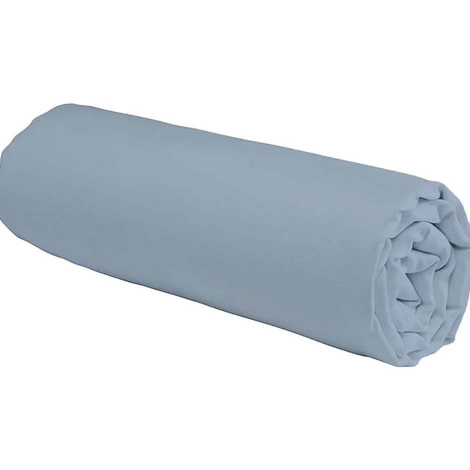 Future Home Drap housse en coton 57 fils uni bonnet 25cm 160x200cm