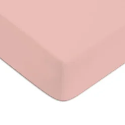 Future Home Drap housse en coton 57 fils uni bonnet 25cm 140x200cm Discount