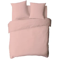 Future Home Drap housse en coton 57 fils uni bonnet 25cm 140x200cm Discount