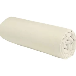 Future Home Drap housse en coton 57 fils uni bonnet 25cm 90x190cm